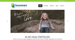 Desktop Screenshot of bowman-productions.com